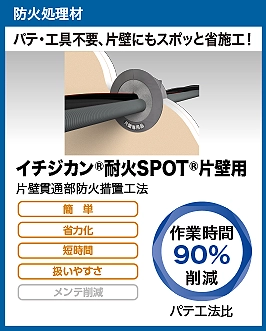 イチジカンR耐火SPOTR片壁用